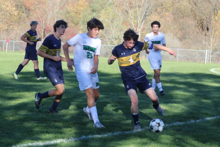 Knights fall in final soccer game